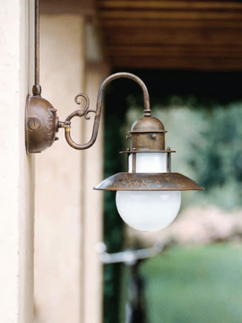 ABBAZIA - Metal outdoor wall lamp by Aldo Bernardi - view 3